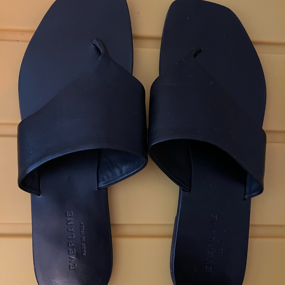 Everlane Black Leather Footwear